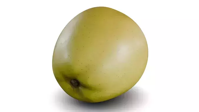 Apple Low-poly 3D model 5