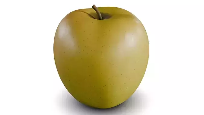 Apple Low-poly 3D model 3