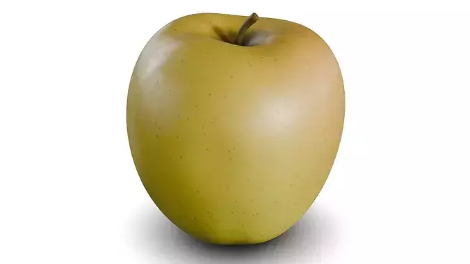 Apple Low-poly 3D model