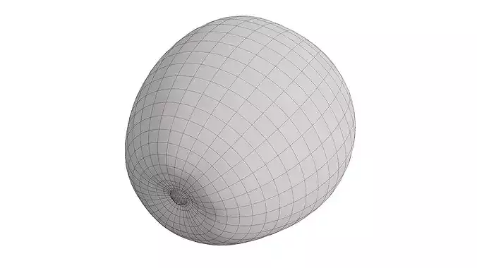 Apple Low-poly 3D model 6
