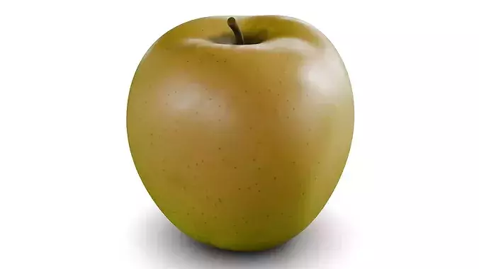 Apple Low-poly 3D model 2