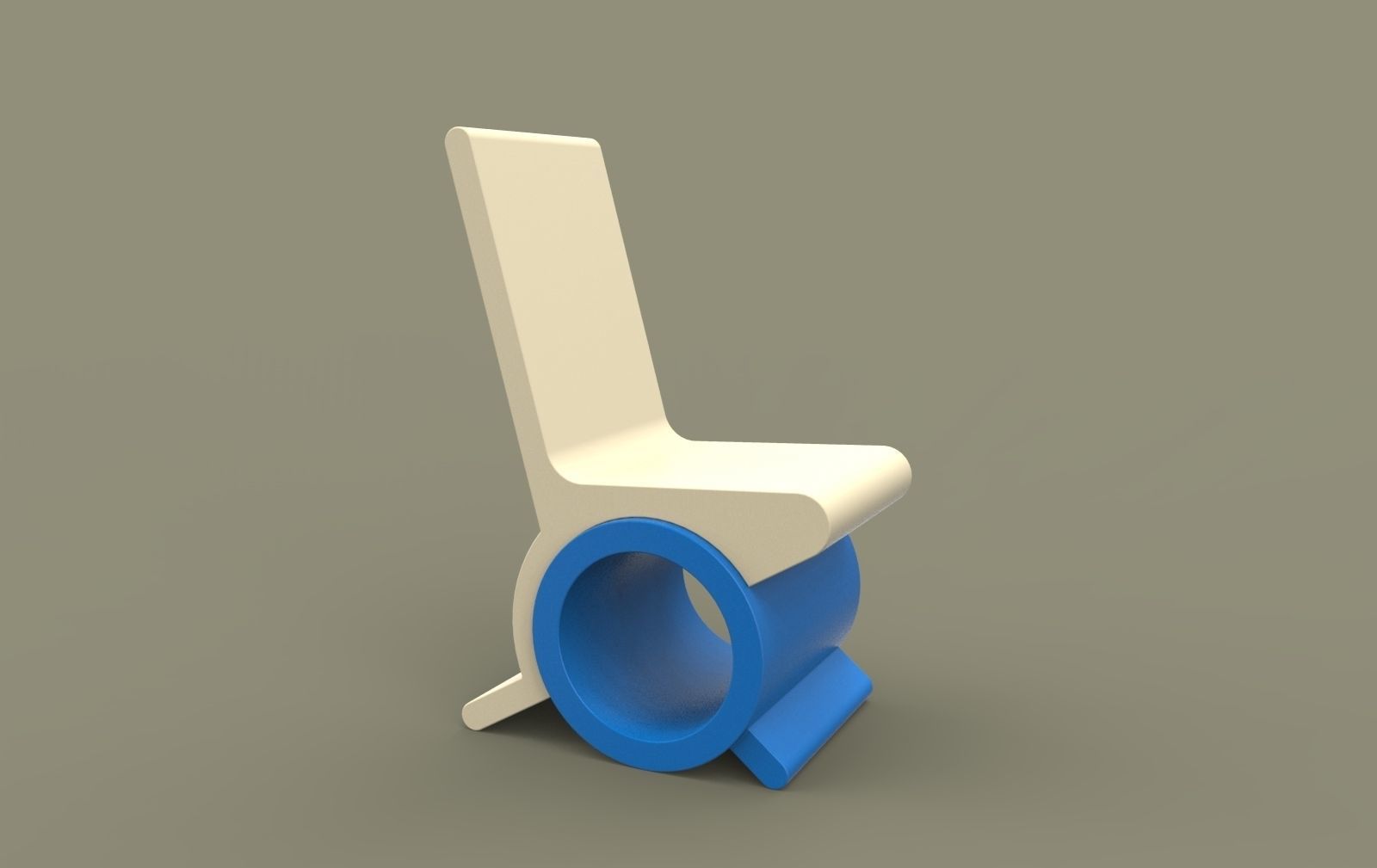 Chair of the future 3D model_1