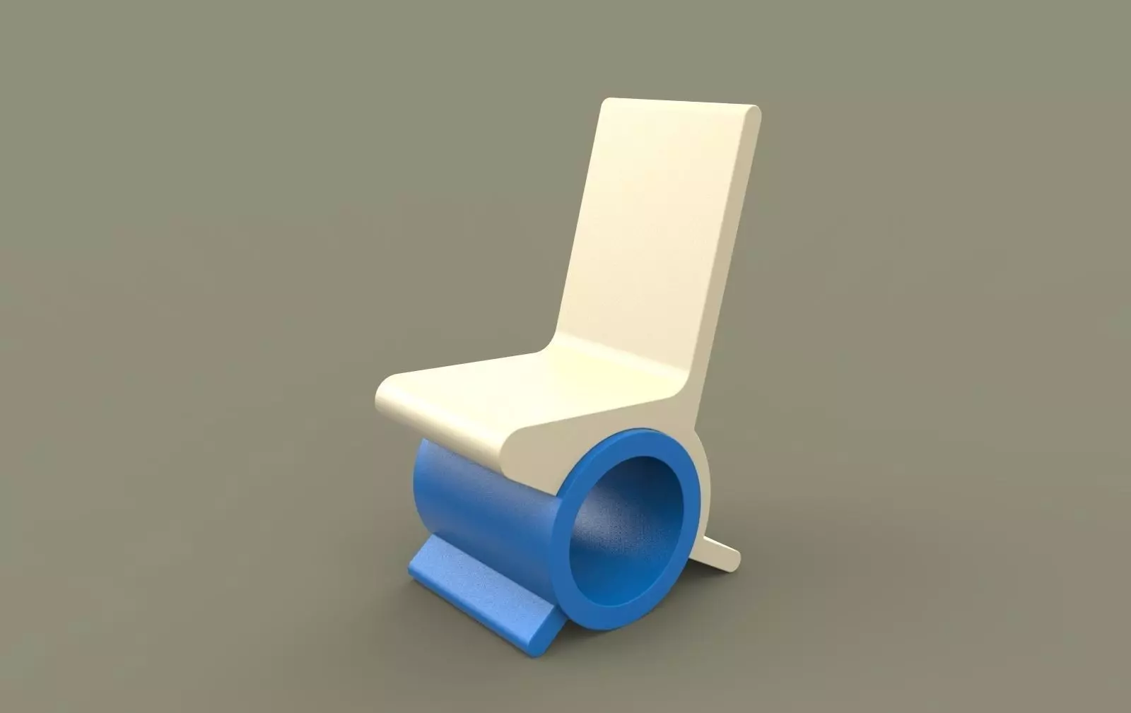 Chair of the future 3D model_0