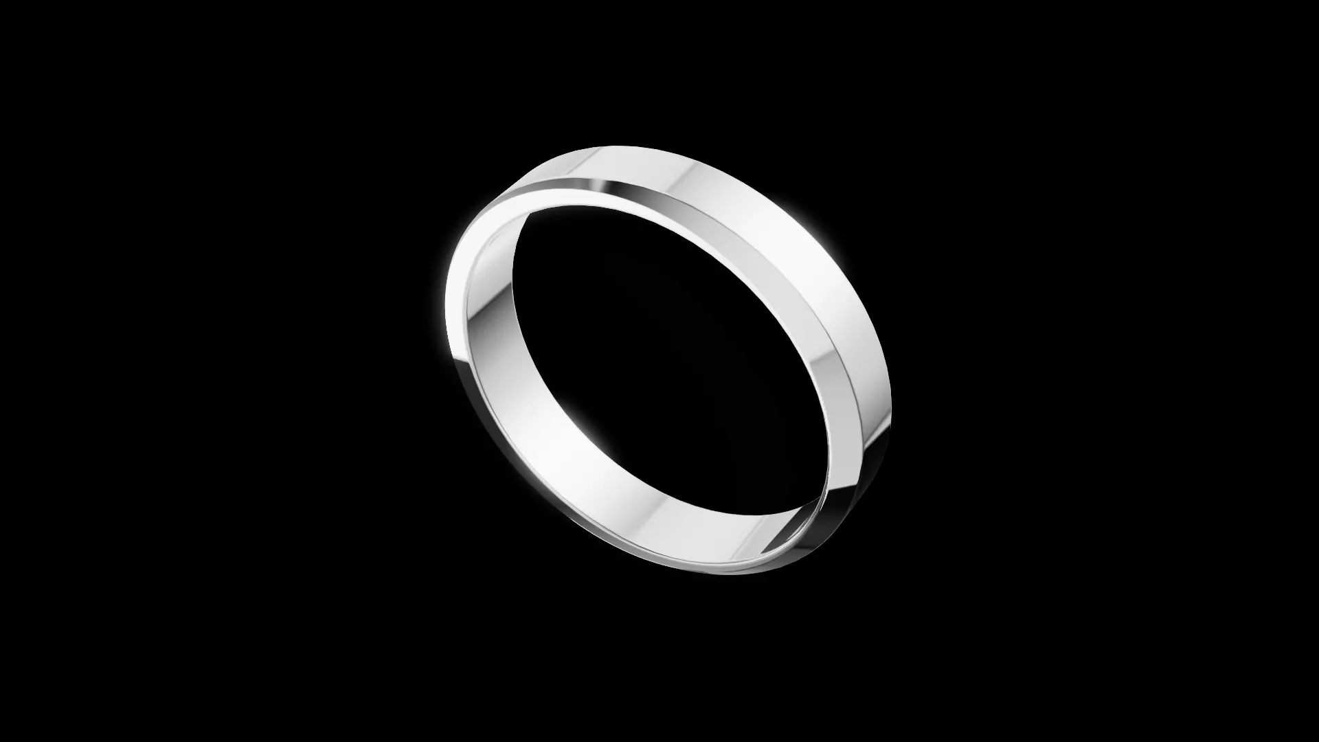 Mens Classic Wedding Band Ring 3D Printable Jewelry CAD Model 3D print model