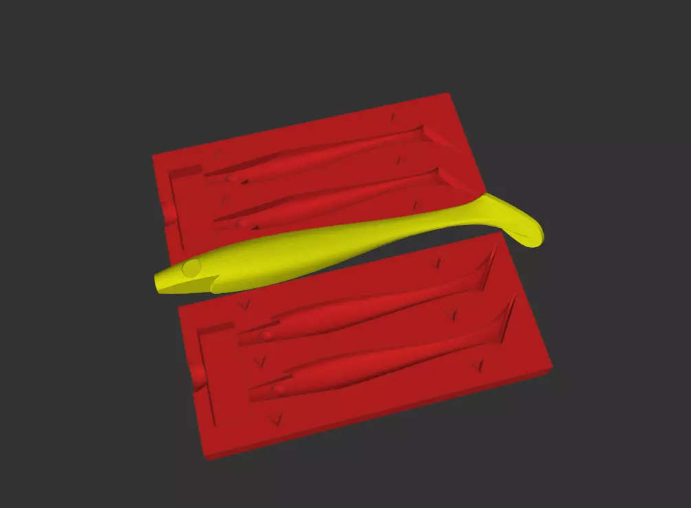 Strike Pro PIG SHAD 6 2in- FDM optimized and tested 3D print model
