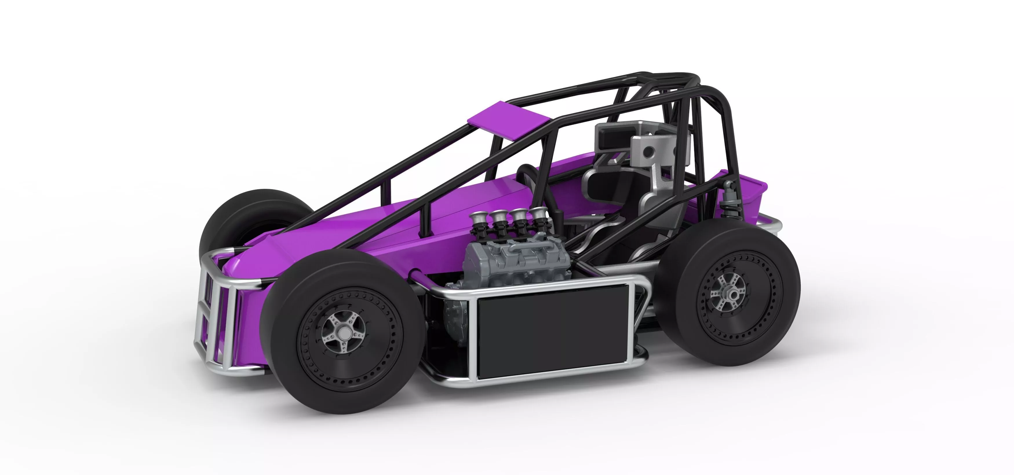 Three Quarter Midget Scale 1 to 25 3D print model