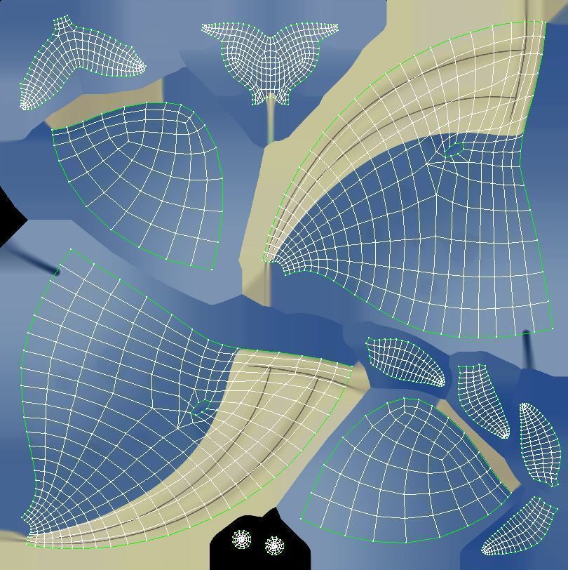 Cartoon Whale Low-poly 3D model_10