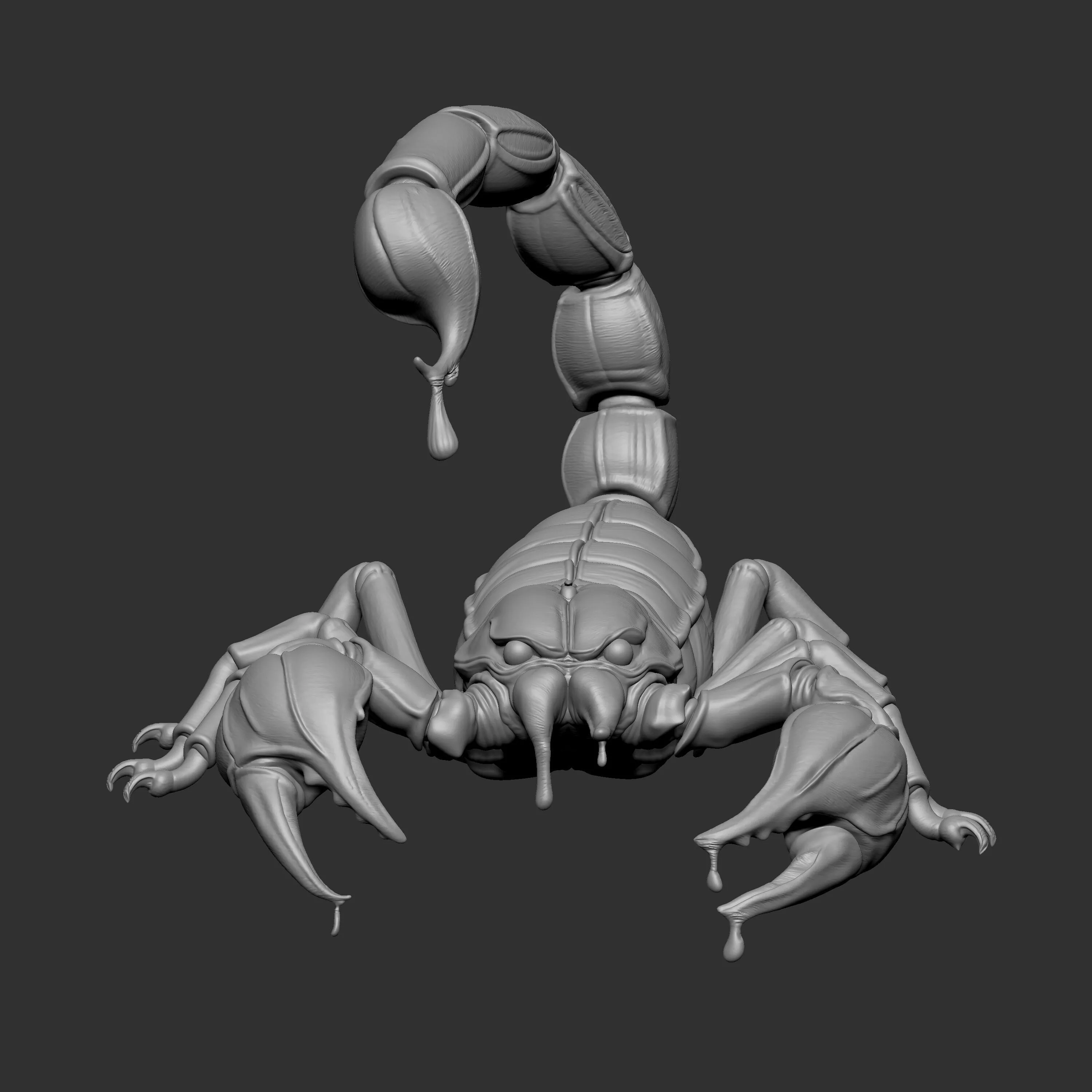 scorpion creatur 3D print model