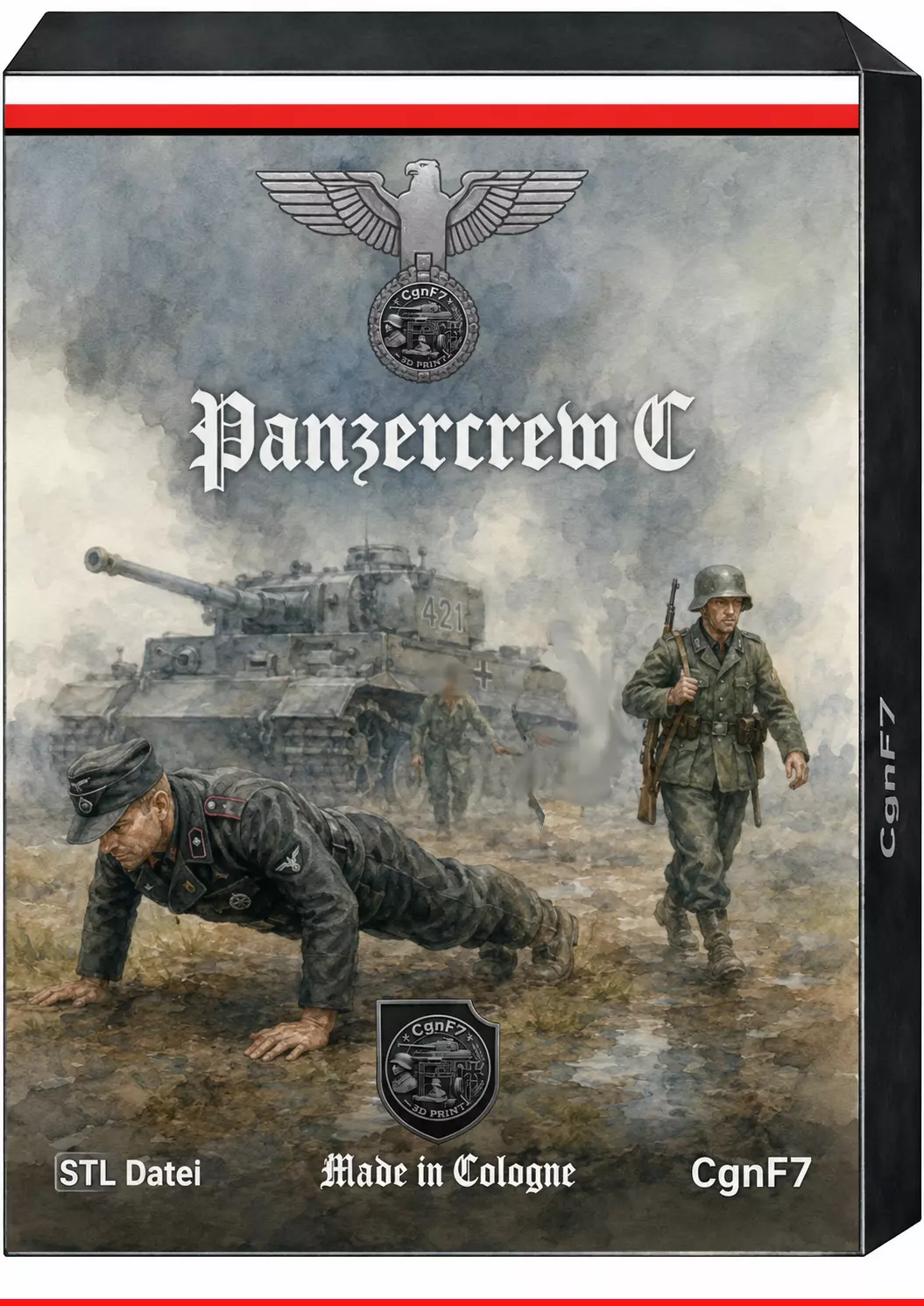 Panzer Crew C 3D print model