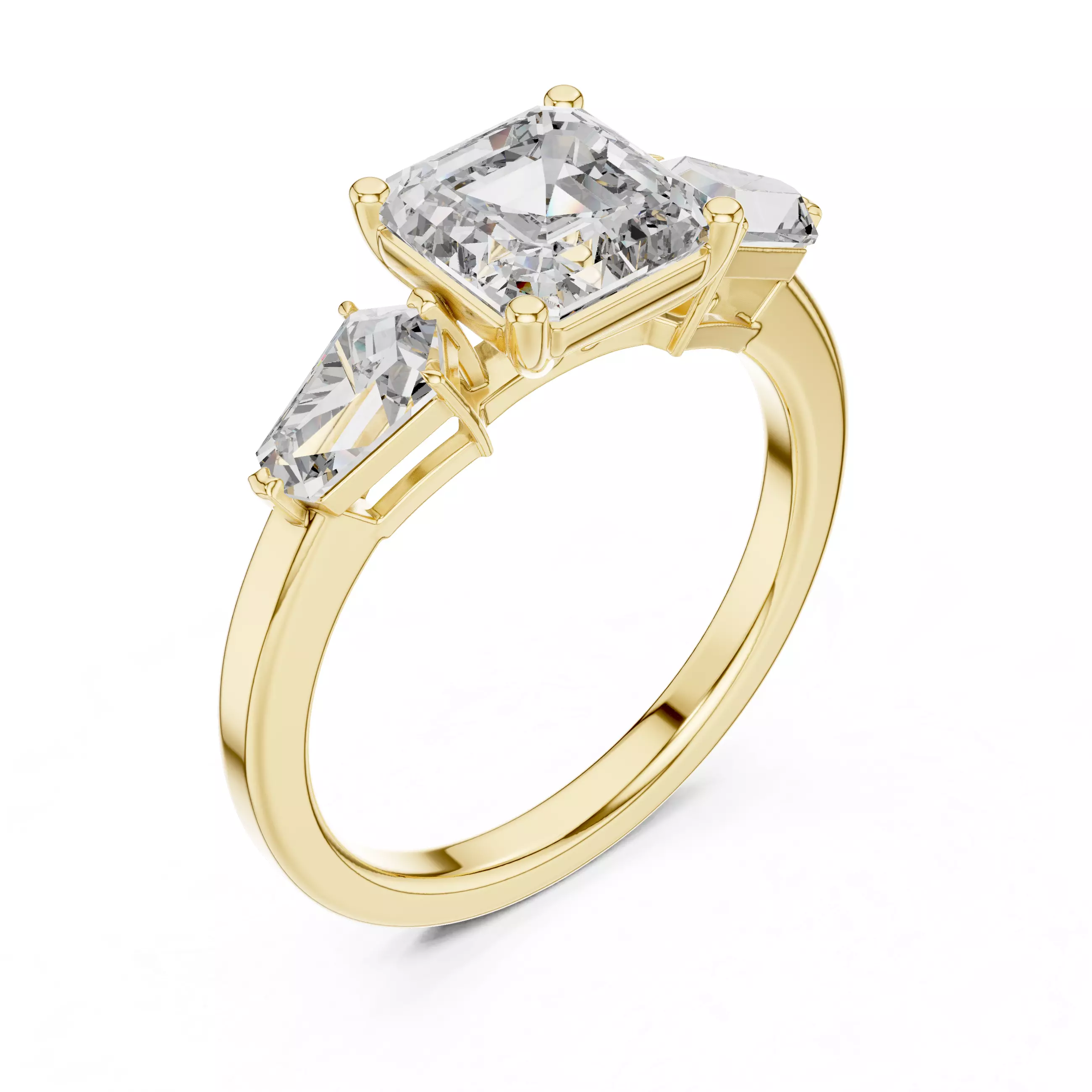 Women Ring Render 3dm STL MP4 Details 3D print model