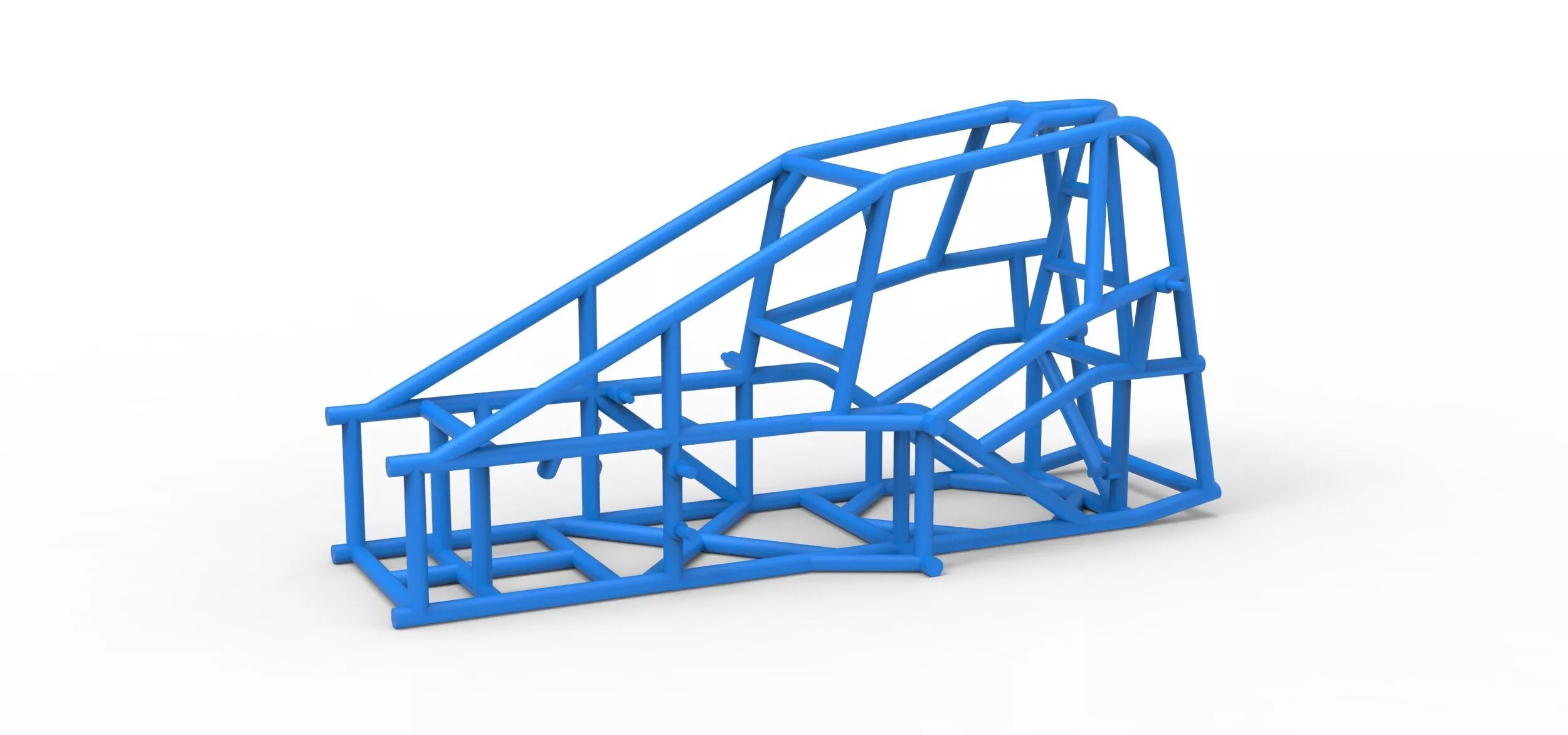 Frame of Three Quarter Midget Scale 1 to 25 3D print model