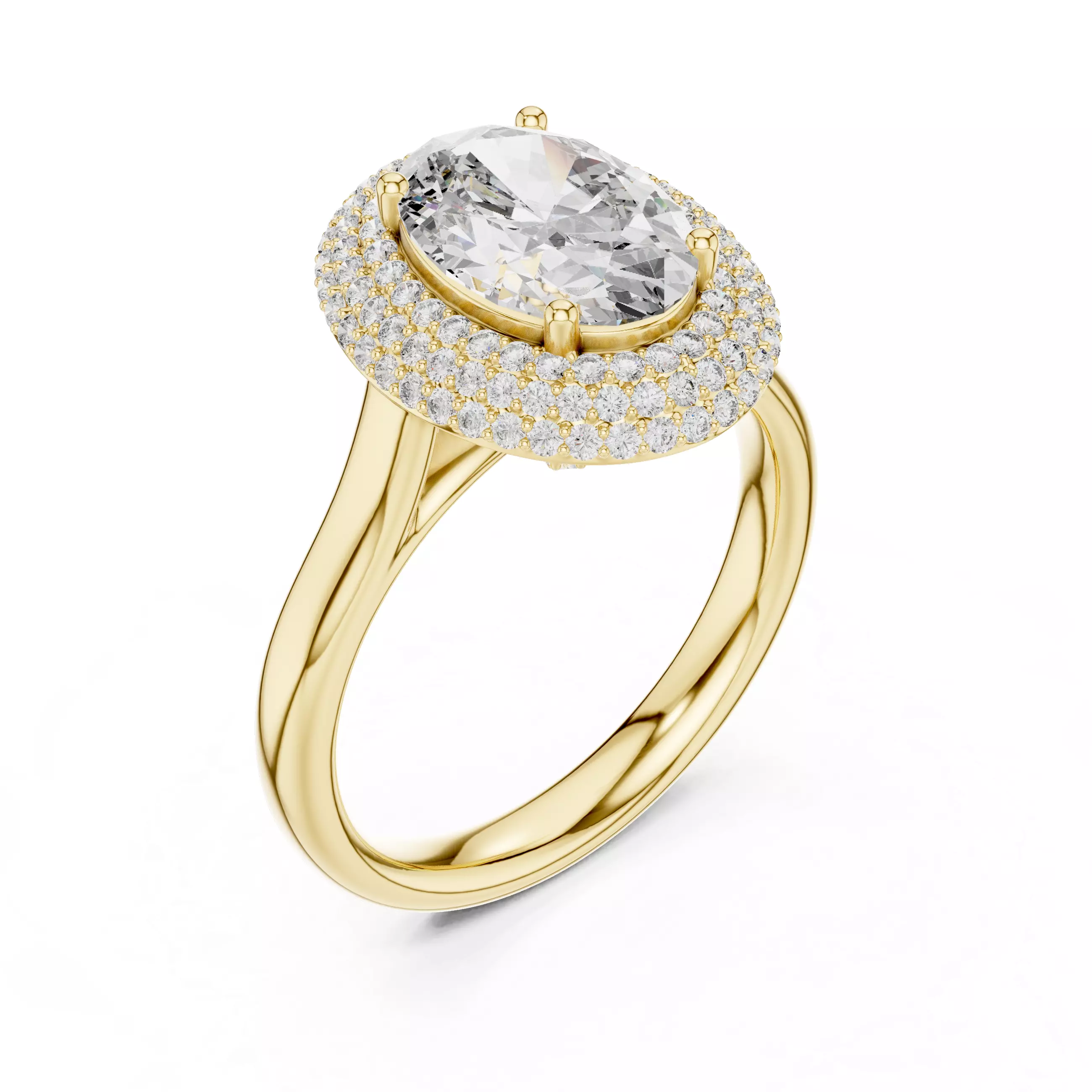 Women Ring Render 3dm STL MP4 Details 3D print model