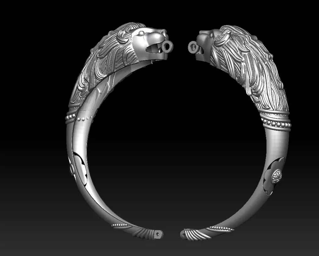 Labubu Monster Pave Stone Pendant 3D print model