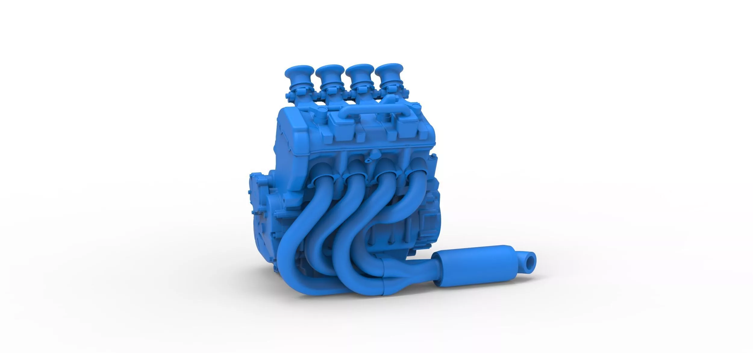 Engine of Three Quarter Midget Scale 1 to 25 3D print model