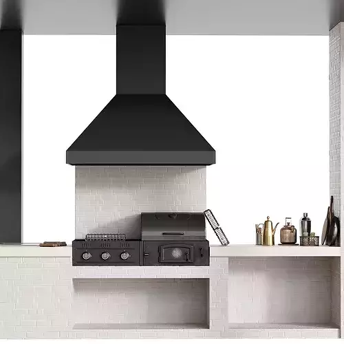 Outdoor Kitchen 04 3D model 3