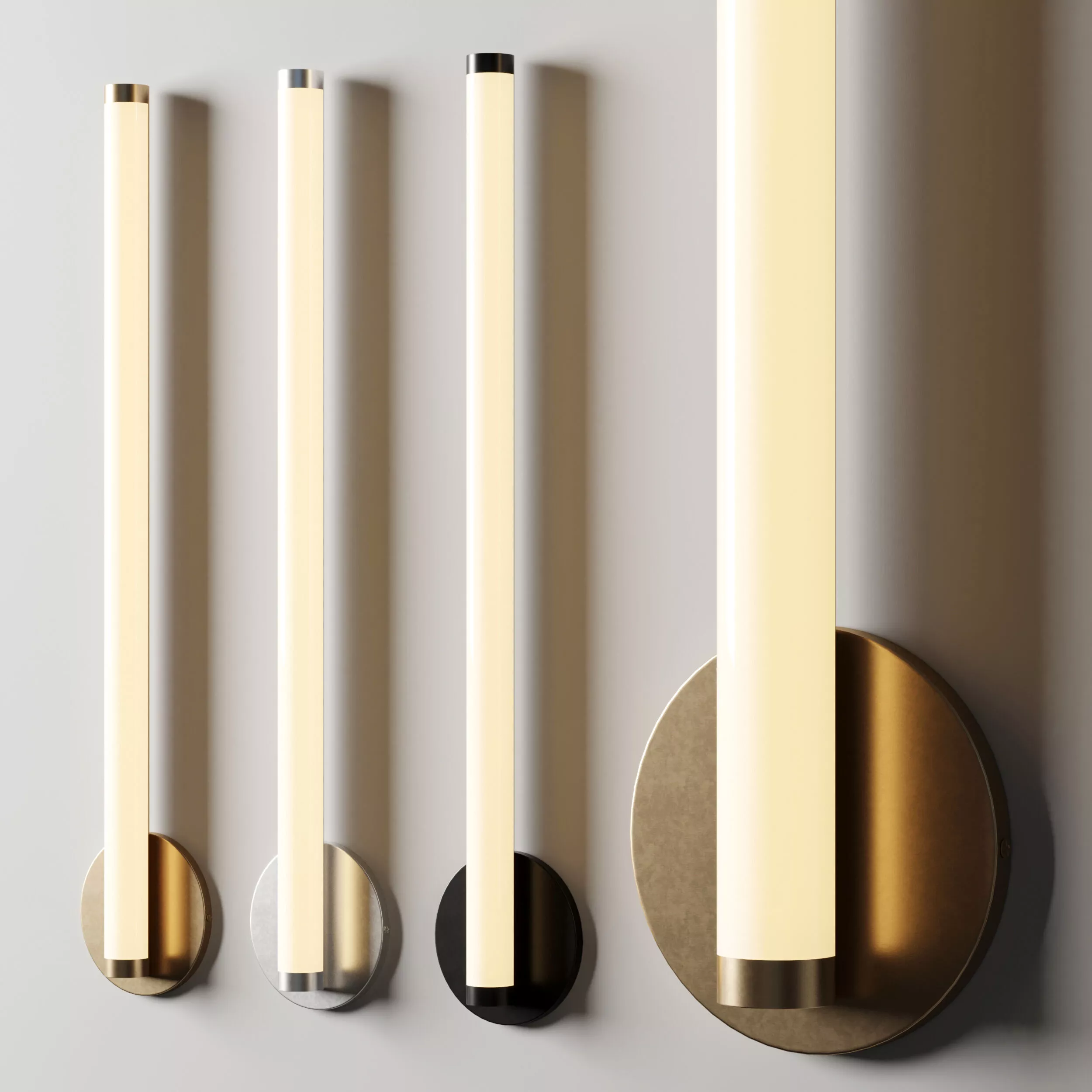 Pipeline 2 Vanity Wall light corona Low-poly 3D model