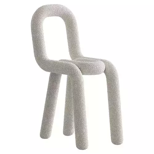 Velvet Designer Style Living Room Side Chair 3D model 2