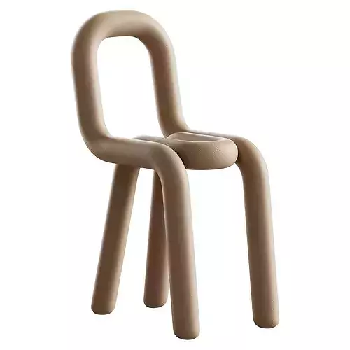 Velvet Designer Style Living Room Side Chair 3D model 5