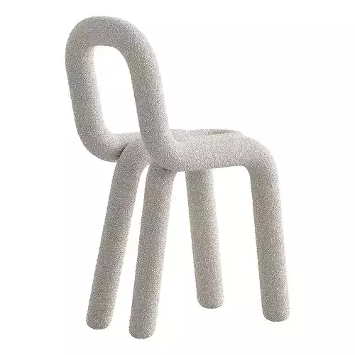 Velvet Designer Style Living Room Side Chair 3D model 6
