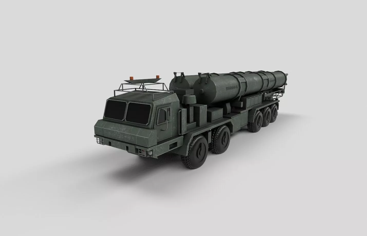 s500 air defense system Low-poly 3D model
