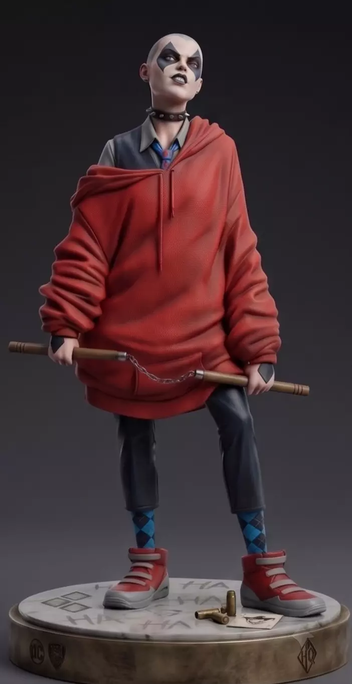 Absolute Harley Quinn 3D print model