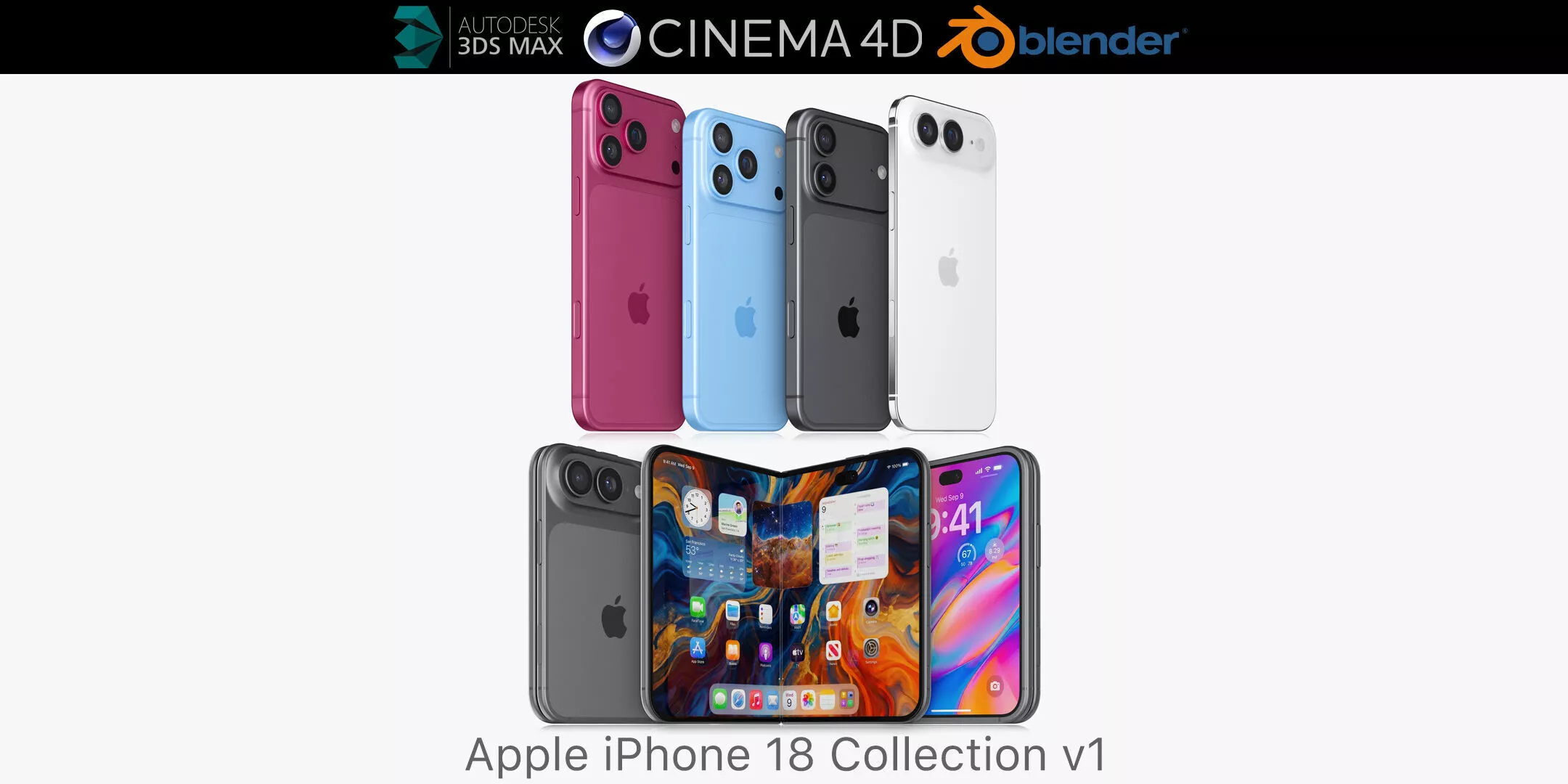 Apple iPhone 18 Collection v1 3D model