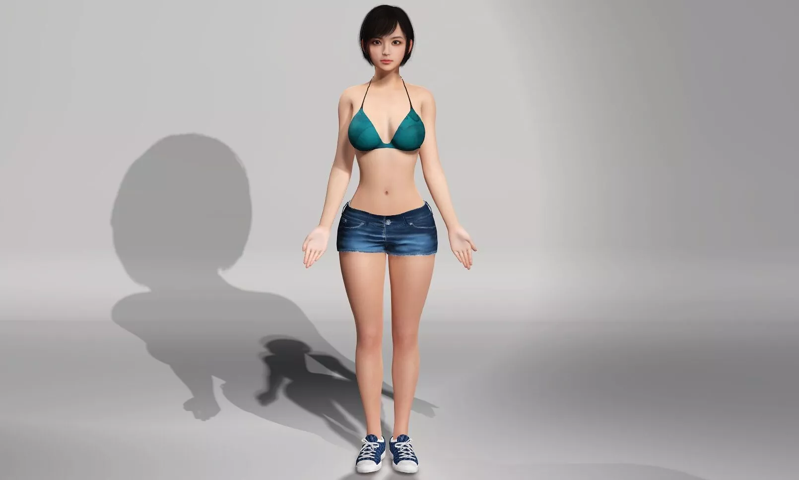 Mitsuki High Quality 3D Female Character 3D model 3D model