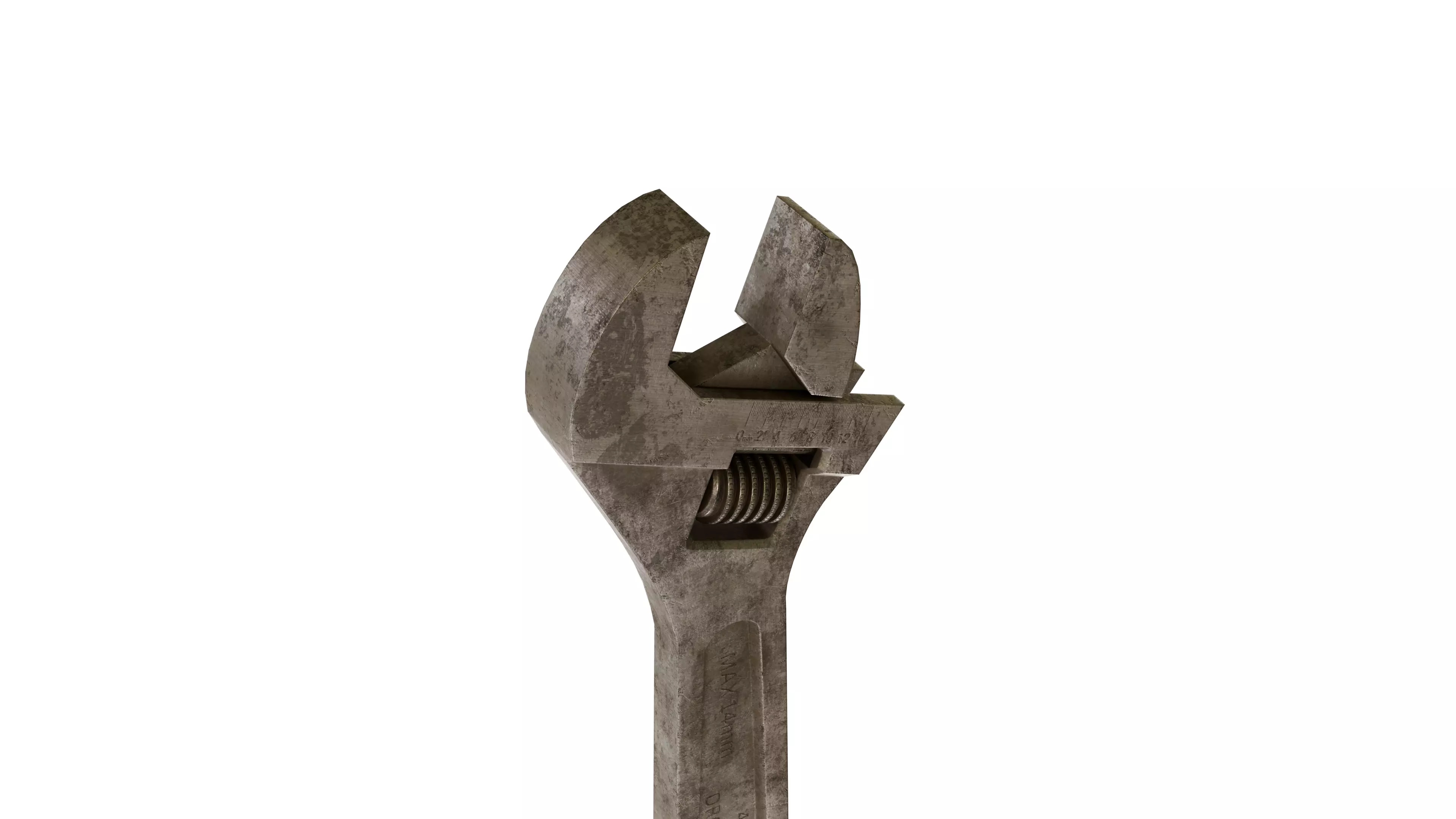 Wrench - 4K textures Low-poly 3D model