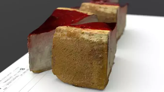 STRAWBERRY CHEESE CAKE 2021 3D model 5