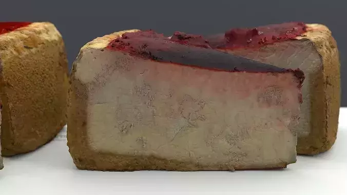 STRAWBERRY CHEESE CAKE 2021 3D model 7