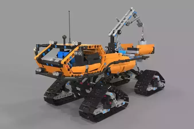 Lego Arctic truck 3D model