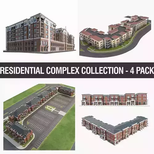 Residential Complex Collection - 4 Pack