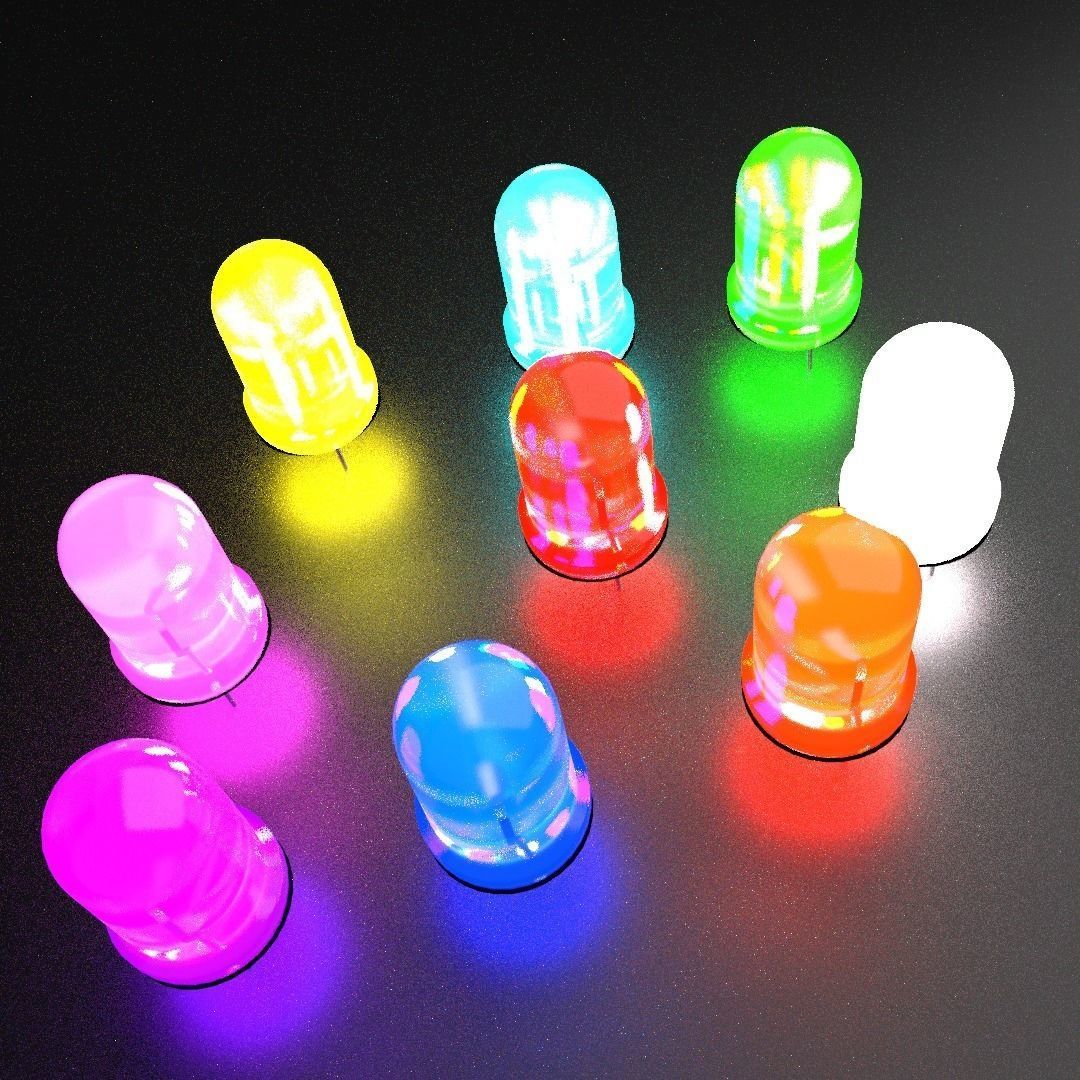 Led photodiode 3D model_4