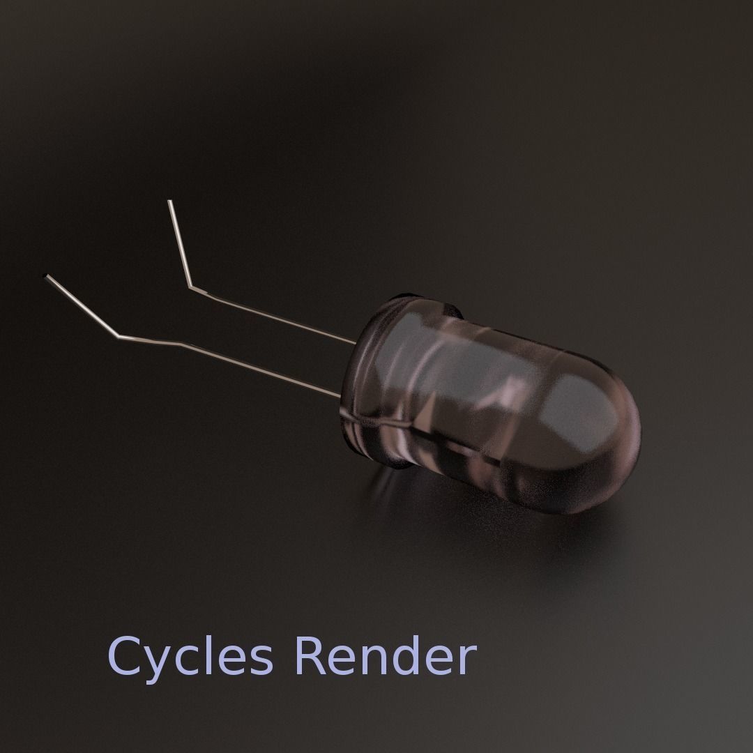 Led photodiode 3D model_2