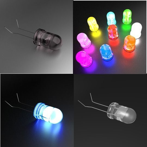 Led photodiode 3D model