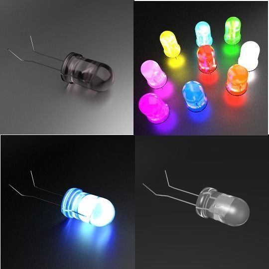 Led photodiode 3D model_0