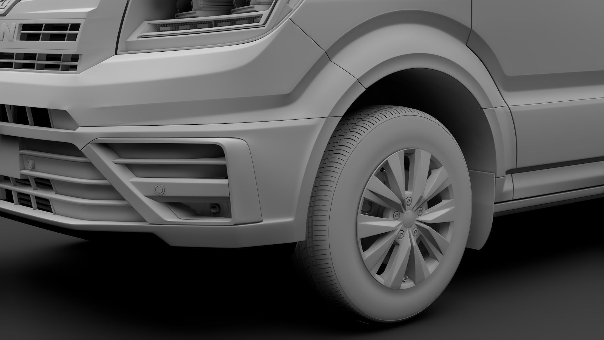 MAN TGE Van L3H3 2018 3D model_14
