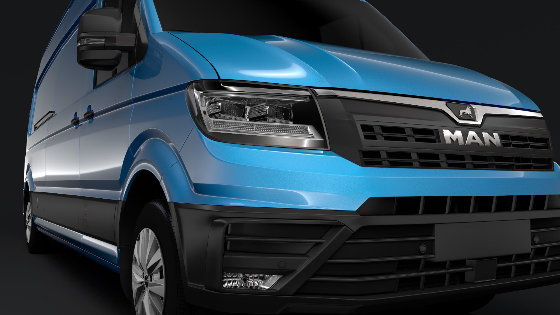 MAN TGE Van L3H3 2018 3D model_5