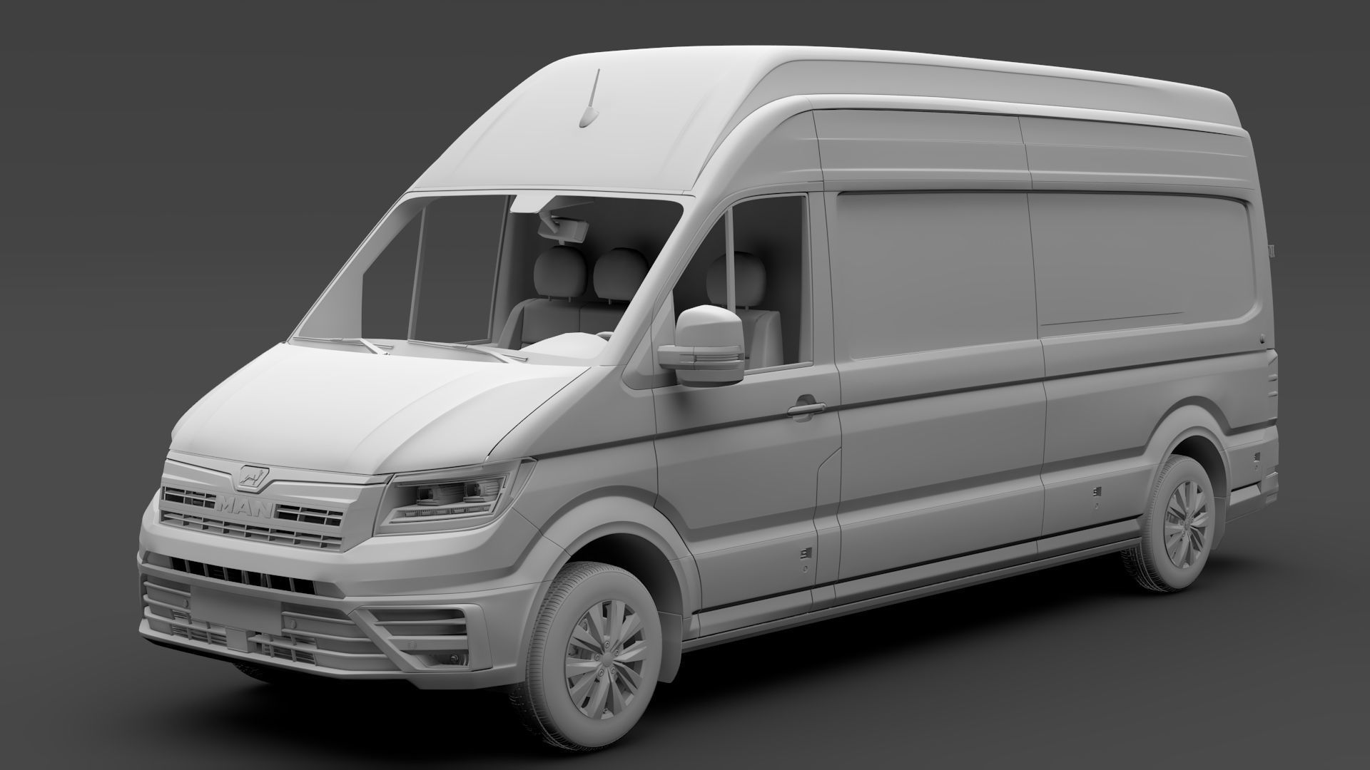 MAN TGE Van L3H3 2018 3D model_11