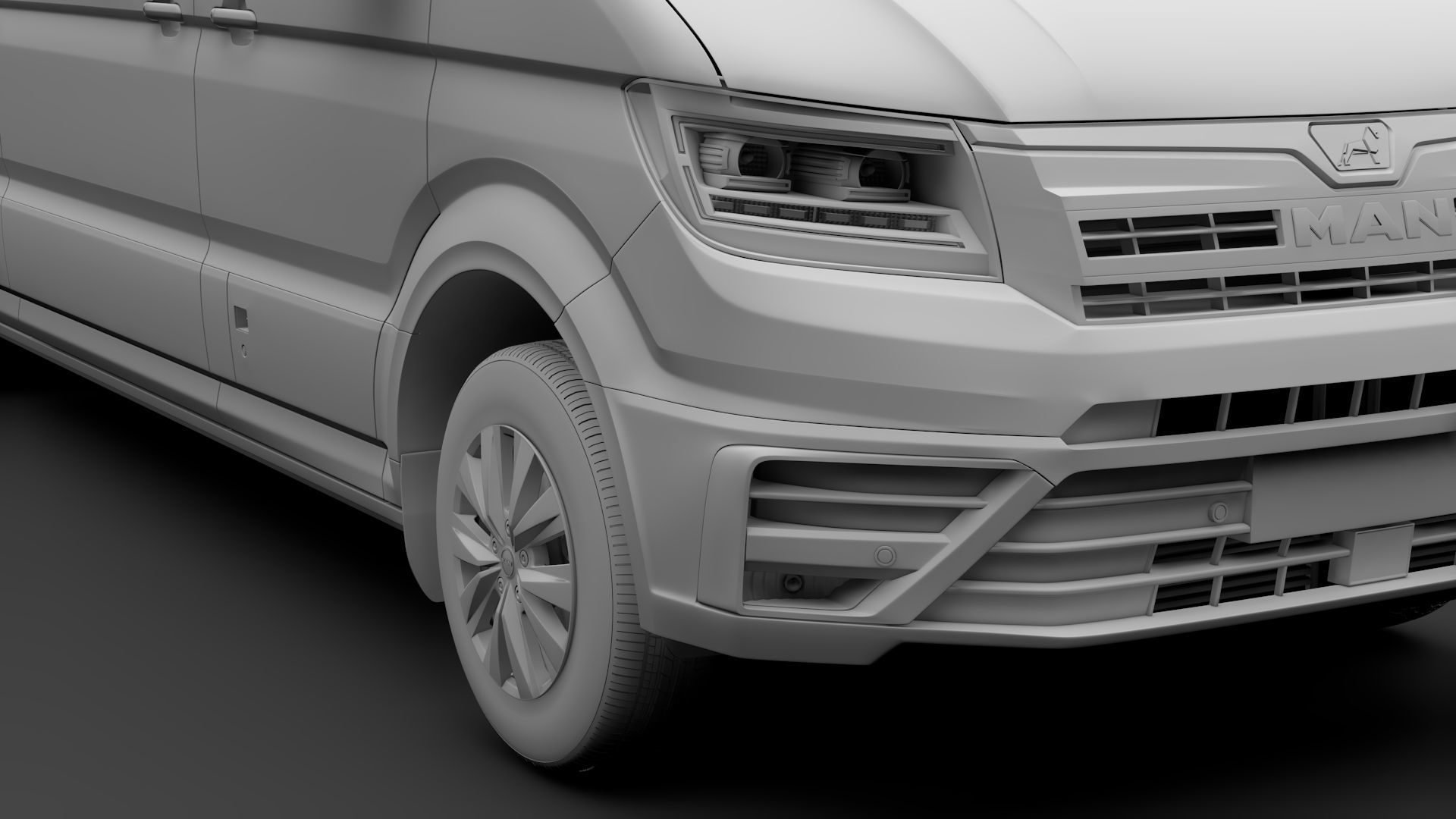 MAN TGE Van L3H3 2018 3D model_13
