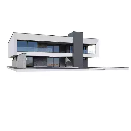 Modern house V171 3D model