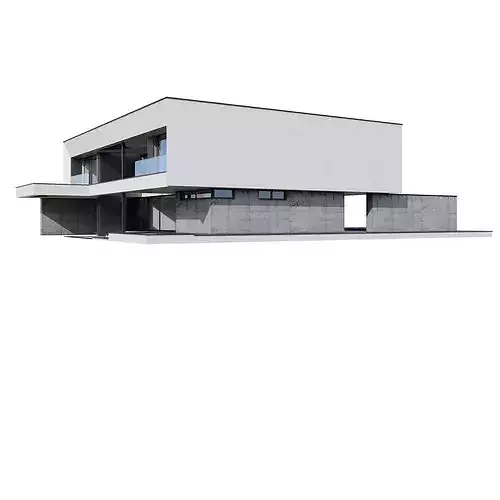Modern house V171 3D model 2