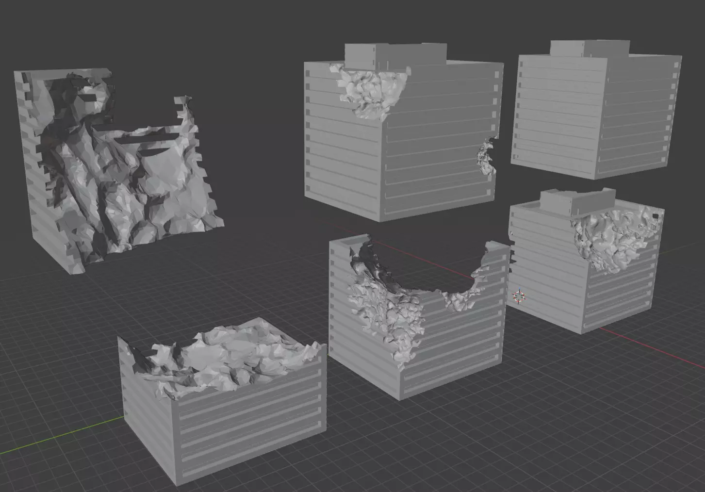 Kaiju Aftermath Series Building 8 3D print model