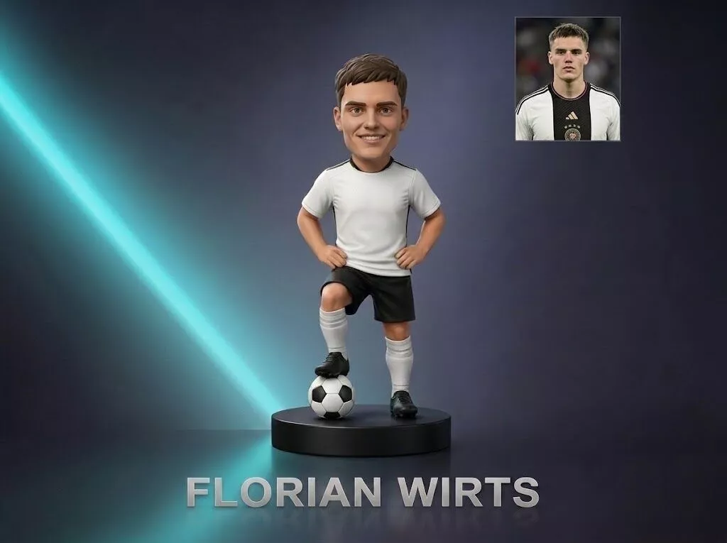 Florian Wirtz 3D Figurine Football player 3D print model