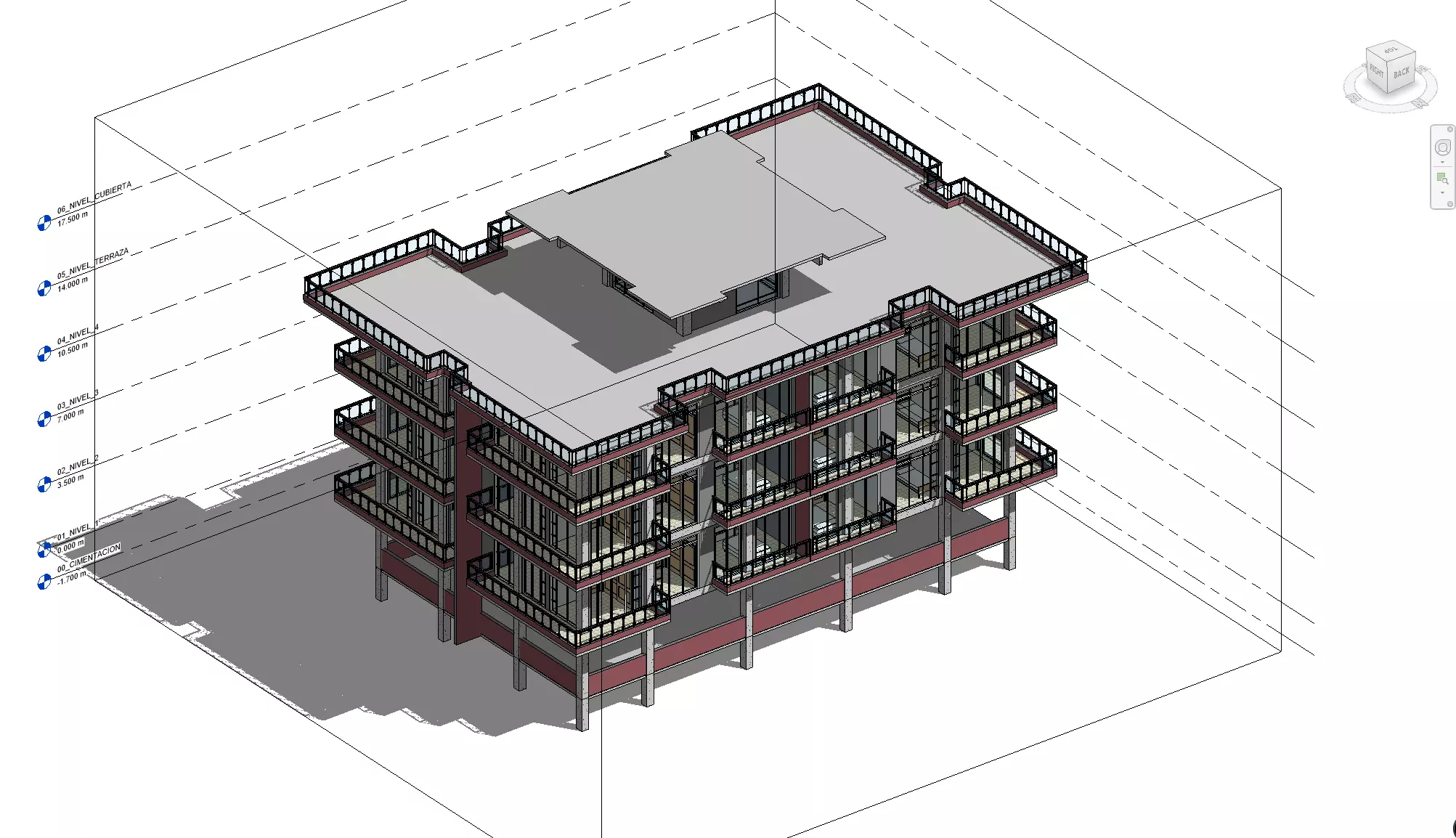 Mid-Rise Apartment - Structural and Complete MEP Plumbing Revit 3D model