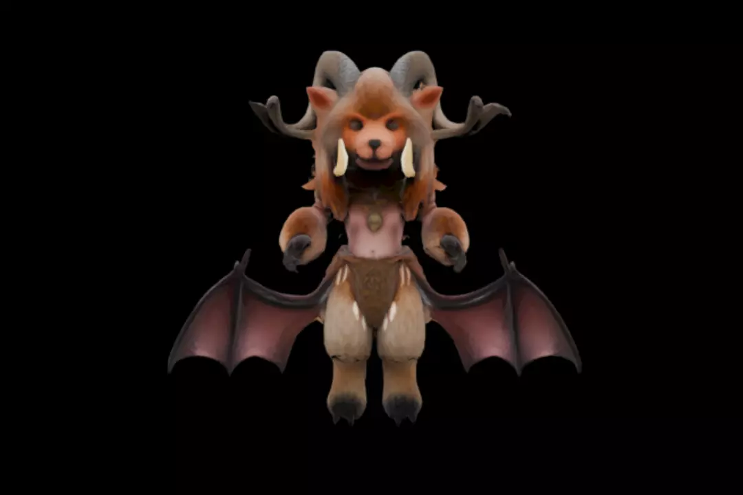 Winged Legs Free 3D model
