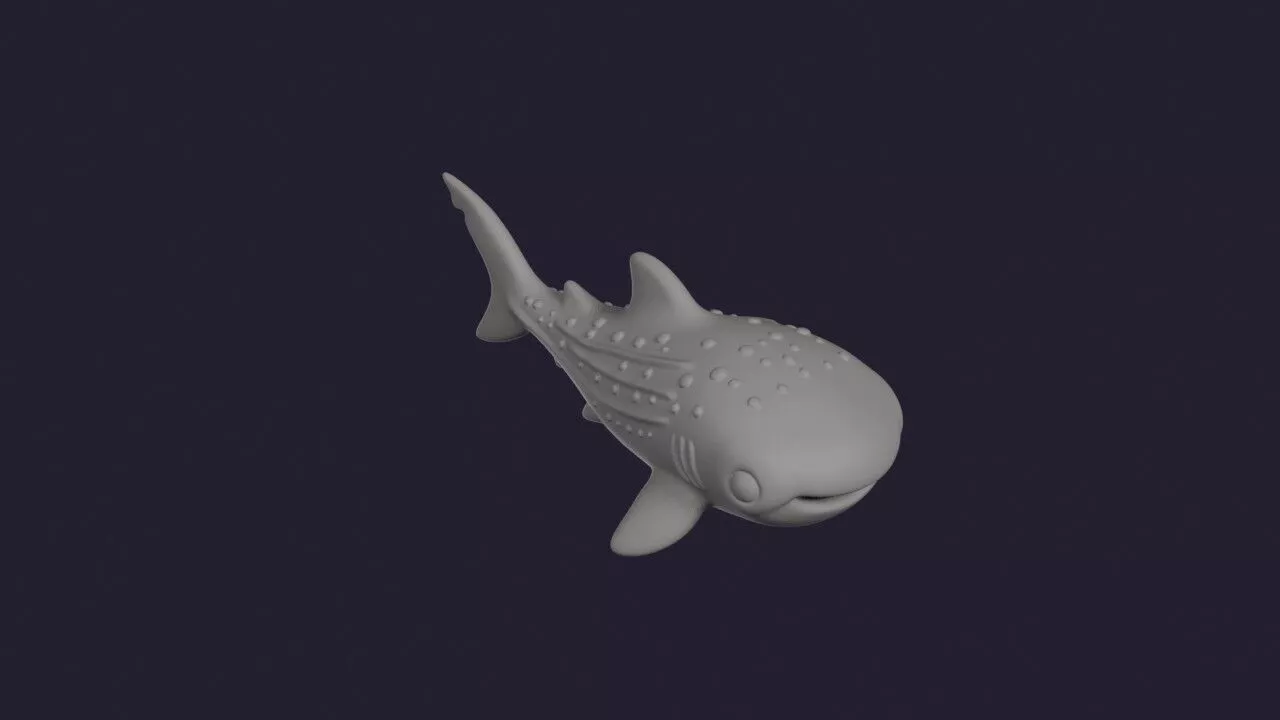 Whale Shark 3D print model