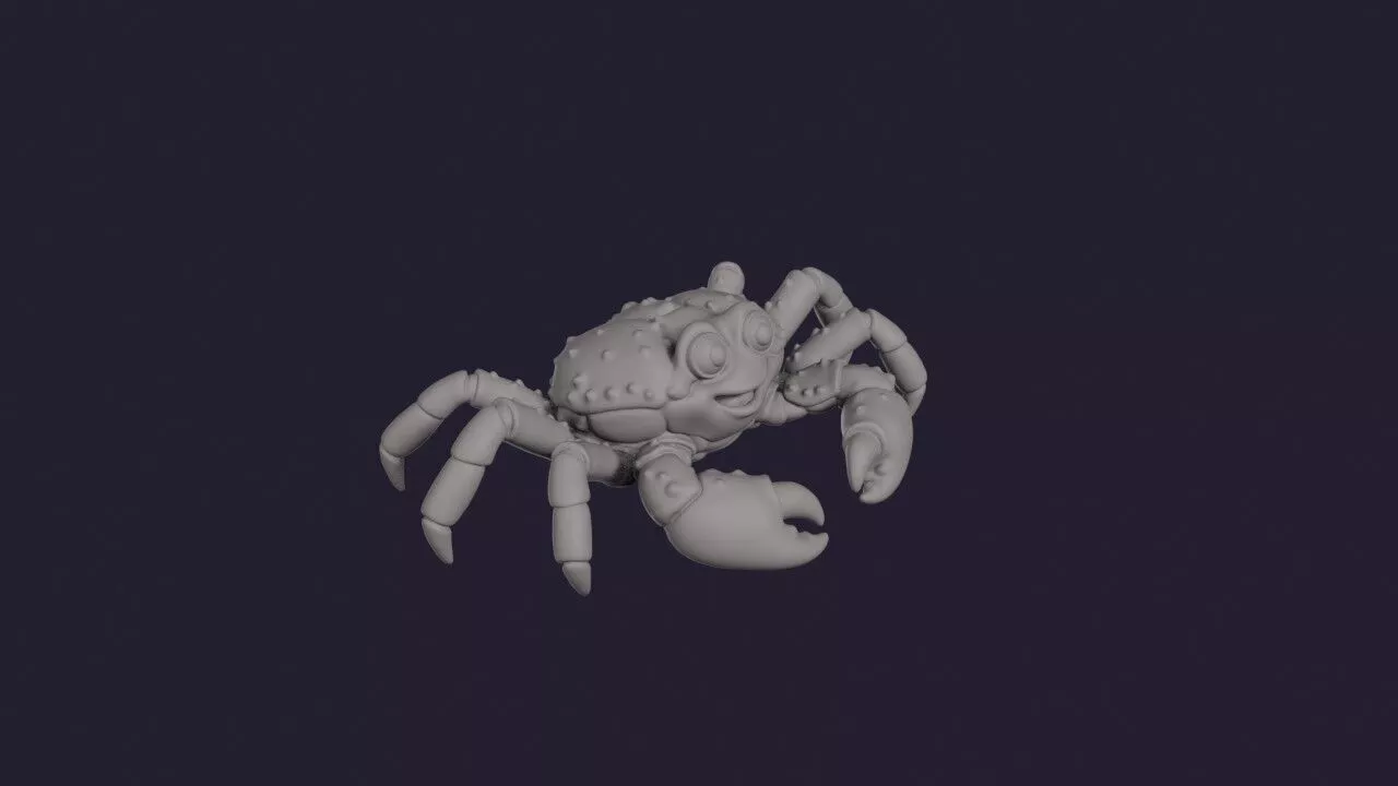 Red King Crab 3D print model
