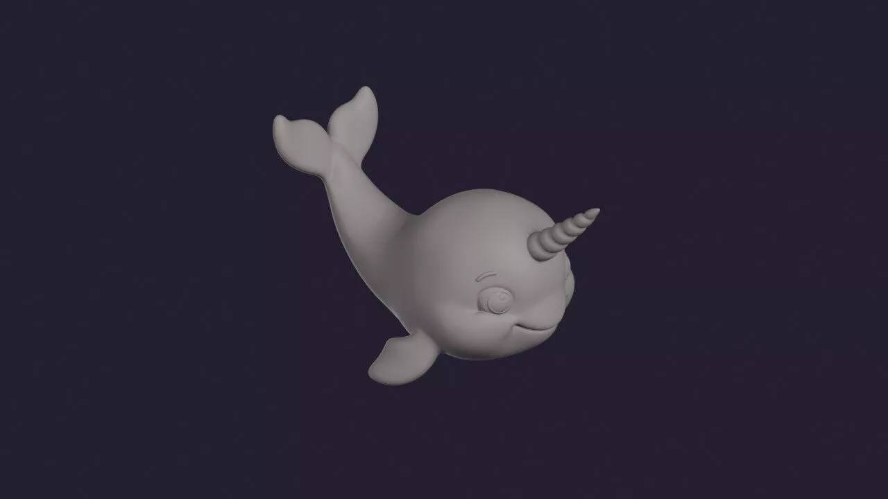 Narwhal 3D print model
