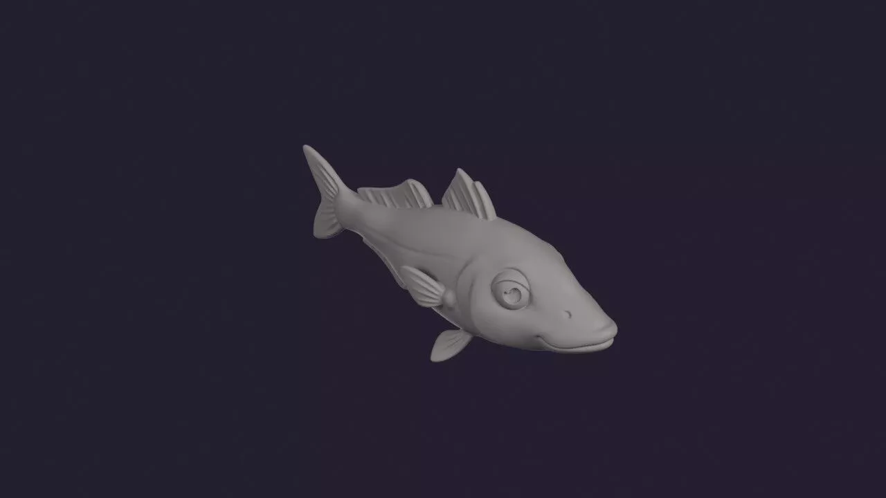 King George Whiting 3D print model